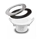 HEITRONIC recessed luminaire DL7003 round, CCT Switch IP65, white dimmable 6,7W 550/630/610lm 3000/4000/6500K 100° CRI >80