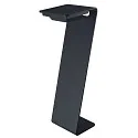 LED Akku-Solar-Stehleuchte Z-LINE, IP54, 50cm, 3.7V, 2W 3000K 230lm, mit Dämmerungs-Sensor + Erdspieß, dimmbar, anthrazit