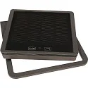 HEITRONIC Heitronic Solar LED Stehleuchte Z-LINE 500mm anthrazit warmweiß IP54 mit Dämmerungssensor