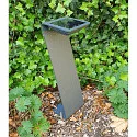 HEITRONIC Heitronic Solar LED Stehleuchte Z-LINE 500mm anthrazit warmweiß IP54 mit Dämmerungssensor