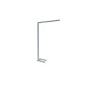 LED Stehleuchte LINEAR, Up/Down, 60W, 4000K, 7500lm, UGR16, IP20, dimmbar, silber