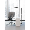 HEITRONIC LED Office-Stehleuchte LINEAR, direkt-Indirekt, 60W 3000-6500K (Tunable White) 7500lm, UGR 16, mit Touch-Panel, dimmbar, 