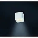 LED Aufbau-Downlight / Badleuchte OSO, IP44, eckig, 7.5W 2700K 370lm 40°, CRi >90, dimmbar, starr, mattweiß
