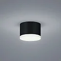 LED Bad-Deckenleuchte PALA, IP30, 9W 2900K 725lm, CRi >90, dimmbar, Aluminium / Acryl, mattschwarz