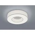 LED Ceiling luminaire LOMO LED, IP20 white matt / shade white