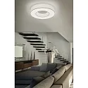 Helestra LED Deckenleuchte LOMO, IP20, Ø 46cm, Ringform, 34W 2800K 2500m, CRi >90, dimmbar, Schirm mocca