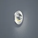 Helestra LED Recessed luminaire ONTO 1 LED Wall/Ceiling luminaire, IP20, aluminum matt