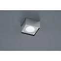 LED Aufbau-Deckenleuchte KARI, IP30, Eckig, 12 x 12cm, 12W 2700K 1030lm, CRi >90, dimmbar, mattnickel