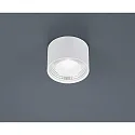 LED Aufbau-Deckenleuchte KARI, IP30, Rund, Ø 11.5cm, 12W 2700K 1030lm, CRi >90, dimmbar, mattweiß