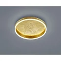 LED Ceiling luminaire SONA LED, round, IP20, gold leaf