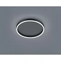 LED Ceiling luminaire SONA LED, round, IP20, black matt