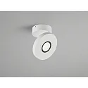 LED Bad-Deckenstrahler GOTO, IP54, 8.5W 2700K 570lm, CRi >90, dimmbar, verstellbar, Aluminium / Glas-Linse, mattweiß