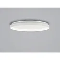 Helestra LED Deckenleuchte MORI, IP20, Ø 57cm, 50W 2700/3000K (CCT), CRi >90, dimmbar, Acryldiffusor satiniert, mattweiß