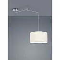 Helestra Pendelleuchte CERTO 2, IP20, E27, chrom, weiß