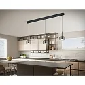 LED Pendant luminaire FLUTE LED, IP20, chrome