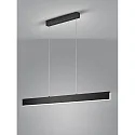 LED Pendelleuchte NEX, IP20, mattschwarz