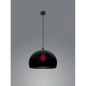 pendant luminaire DORO E27 IP20, black matt