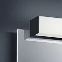 Helestra LED Wandleuchte / Spiegelleuchte LADO 60, IP44, 60cm, 12W 2900K 1040lm, CRi >90, schaltbar, mattschwarz