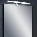 LED Wandleuchte / Spiegelleuchte GAIA 49, IP44, 49cm, 12W 2700-6400K 650lm, CRi >90, mit Fernbedienung, dimmbar, chrom