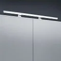Helestra LED Wandleuchte / Spiegelleuchte GAIA 99, IP44, 99cm, 18W 2700-6400K 1070lm, CRi >90, mit Fernbedienung, dimmbar, chrom