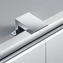 Helestra LED Wandleuchte / Spiegelleuchte GAIA 99, IP44, 99cm, 18W 2700-6400K 1070lm, CRi >90, mit Fernbedienung, dimmbar, chrom