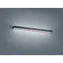 LED Wandleuchte / Spiegelleuchte THEIA 90, IP44, Direkt/Indirekt, 90cm, 25W 2900K 1410lm, CRi >90, schaltbar, mattschwarz