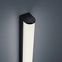 Helestra LED Wandleuchte PONTO, 24W, 2900K, 2560lm, IP44, mattschwarz
