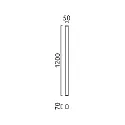 Helestra LED Wandleuchte PONTO, 24W, 2900K, 2560lm, IP44, mattschwarz