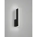 LED Wandleuchte NEX, IP20, eckig, 12W 2700K 1150lm, CRi >90, schaltbar, mattschwarz / satiniert