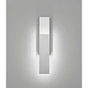 Helestra LED Design-Wandleuchte DEX, IP20, indirekt, Reflektor drehbar, 13W 3000K 890lm, CRi >90, dimmbar, alu poliert / mattweiß