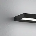 Helestra LED Wandleuchte / Spiegelleuchte SLATE 30, IP44, direkt/indirekt, 6.5W 2900K 360lm, CRi >90, mattschwarz