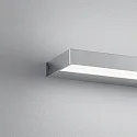 Helestra LED Wandleuchte / Spiegelleuchte SLATE 90, IP44, direkt/indirekt, 20W 2900K 1260lm, CRi >90, chrom