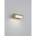 LED Wandleuchte LUZ, IP54, direkt / indirekt (drehbar), 9W 2700K 850lm, CRi >90, dimmbar, satiniert, coffee