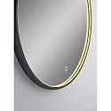Helestra LED Wandspiegel VIDO, IP44, Ø 60cm, direkt, 27W 27000-6500K, CRi >90, mit Touch-Sensor + Spiegel-Heizung