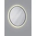 mirror with lighting VIDO Ø 70CM tunable white, indirect IP44, black 