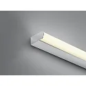 Helestra Wandleuchte PONTO-S, IP44, 60cm, direkt, 12W 3000/4000K 980lm, CRi >90, schaltbar, Acryldiffusor weiß, chrom