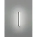 Wandleuchte PONTO-S, IP44, 60cm, direkt, 12W 3000/4000K 980lm, CRi >90, schaltbar, Acryldiffusor weiß, mattschwarz