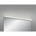Wandleuchte PONTO-S, IP44, 120cm, direkt, 20W 3000/4000K 1940lm, CRi >90, schaltbar, Acryldiffusor weiß, chrom