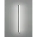 Wandleuchte PONTO-S, IP44, 120cm, direkt, 20W 3000/4000K 1940lm, CRi >90, schaltbar, Acryldiffusor weiß, mattschwarz