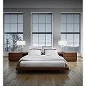 Helestra Table lamp ENNA 2, E27, IP20, bright nickel