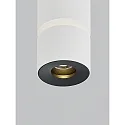Helestra Deckenleuchte ROK, IP20, zylindrisch, direkt / indirekt, 10W 2700K 1020lm 20-60°, CRi >90, dimmbar, mattweiß