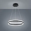LED Pendelleuchte LIV 60, IP20, Ø 60cm, 70W 2900K 5070lm, CRi >90, dimmbar, mattschwarz
