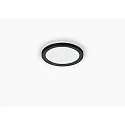 ceiling luminaire DAWA Ø33CM CCT Switch, direct / indirect IP20, black matt dimmable