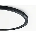 Helestra ceiling luminaire DAWA Ø 54CM CCT Switch, direct / indirect IP20, black matt dimmable