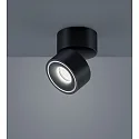 LED Spot NAKA, rund, 15W, 2800K, 1170lm, IP20, dimmbar, mattschwarz