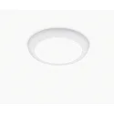 Helestra LED Deckenleuchte BIS, IP54, Ø 23cm, Einbau + Aufbau, 10/15/18W 3000/4000/6500K 1650lm 120°, mattweiß