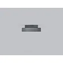 Helestra LED Außendeckenleuchte SAY, rund, 13W, 3000K, 1020lm, IP65, graphit/Glas klar