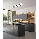 Helestra ceiling luminaire VESP LED IP20, black matt dimmable