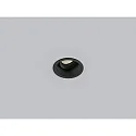 Helestra ceiling recessed luminaire NESO swivelling GU10 IP20, black matt 