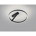 LED Deckenleuchte ELARA, rund, 25W, 2700K, 1930lm, IP20, dimmbar, mattschwarz